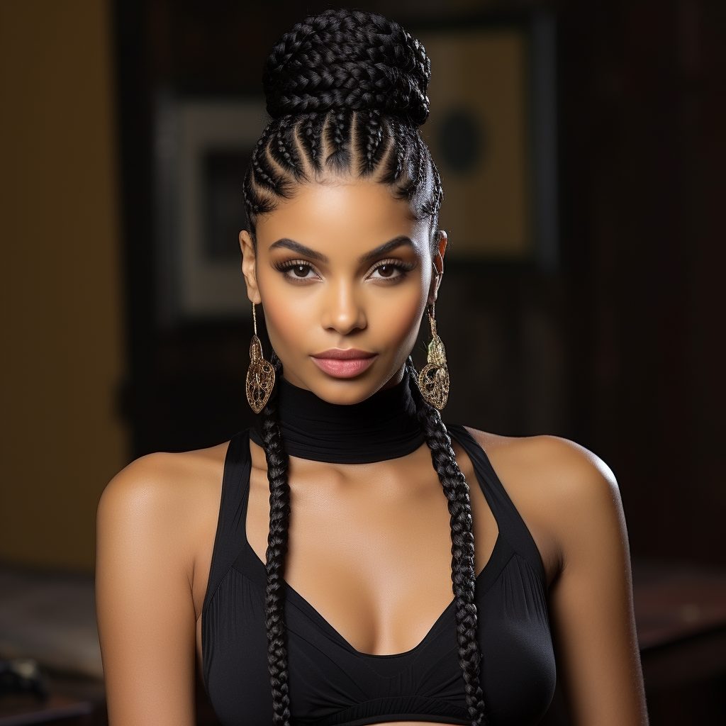 Goddess Cornrow Braids 1