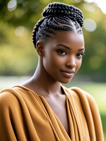 Halo Braided Bun