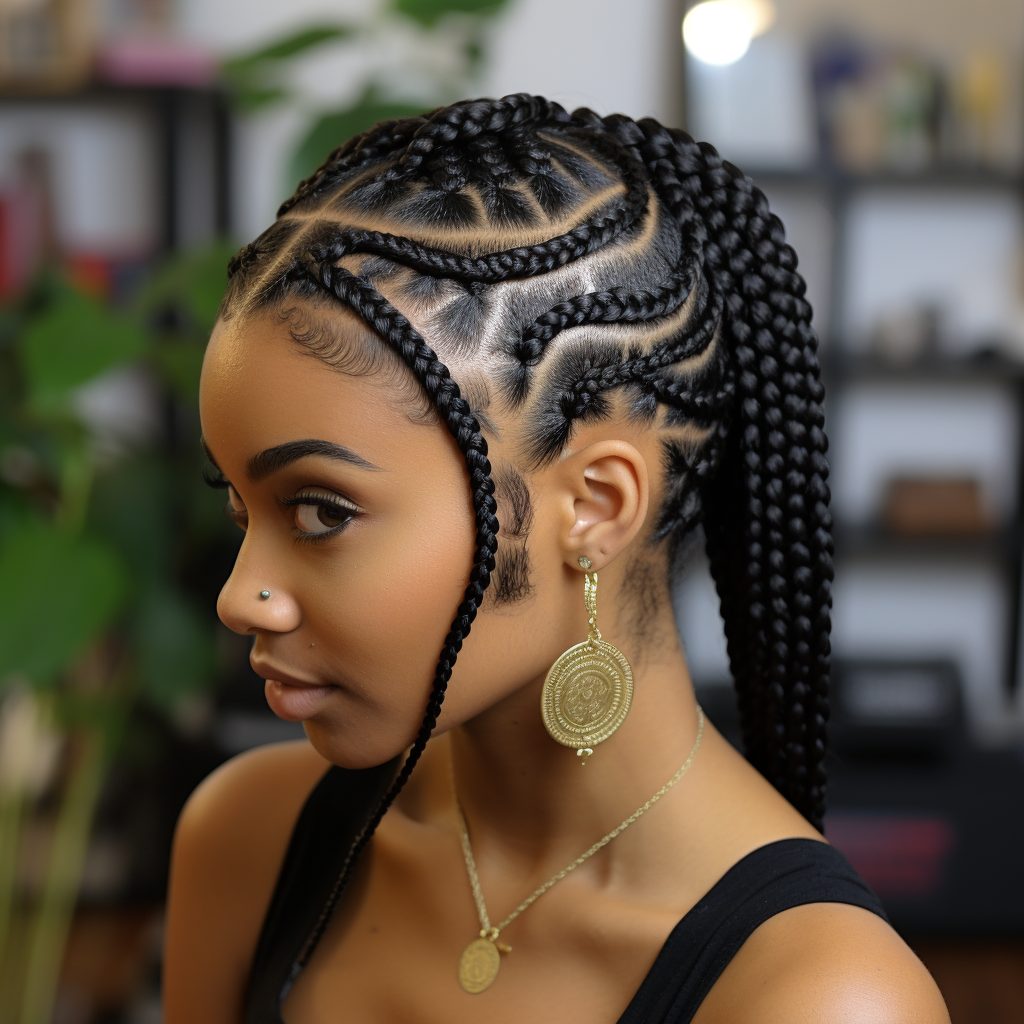 Heart Cornrows