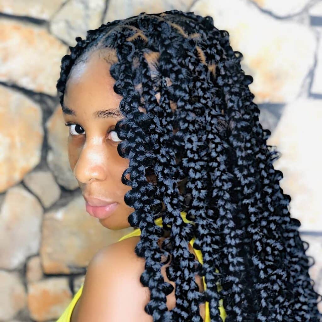 Image of Butterfly Box Braids in the style of box braids