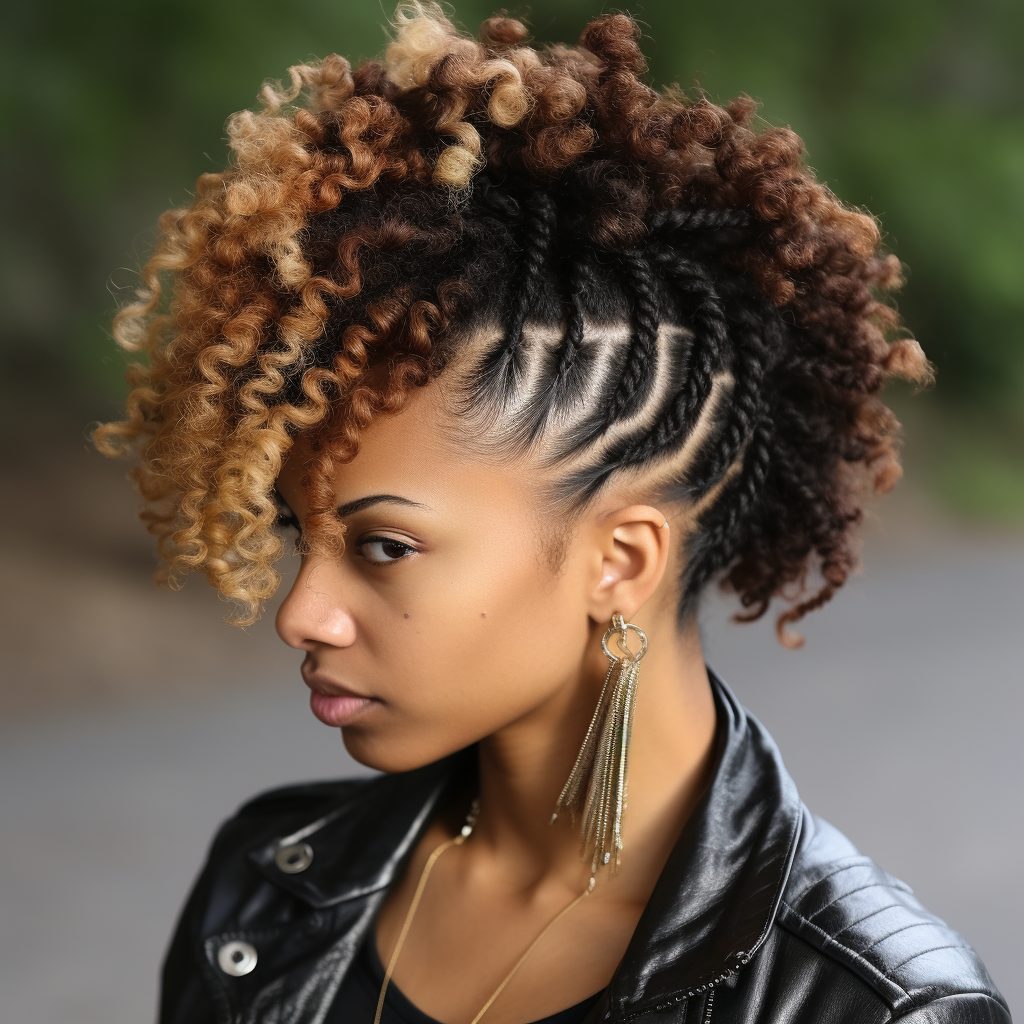 Mohawk with Twisted Top