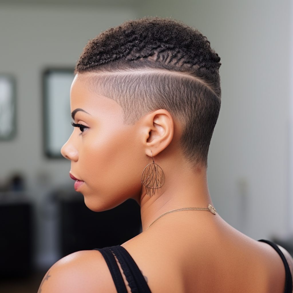 The Low Maintenance Buzz Cut with a Temple Fade