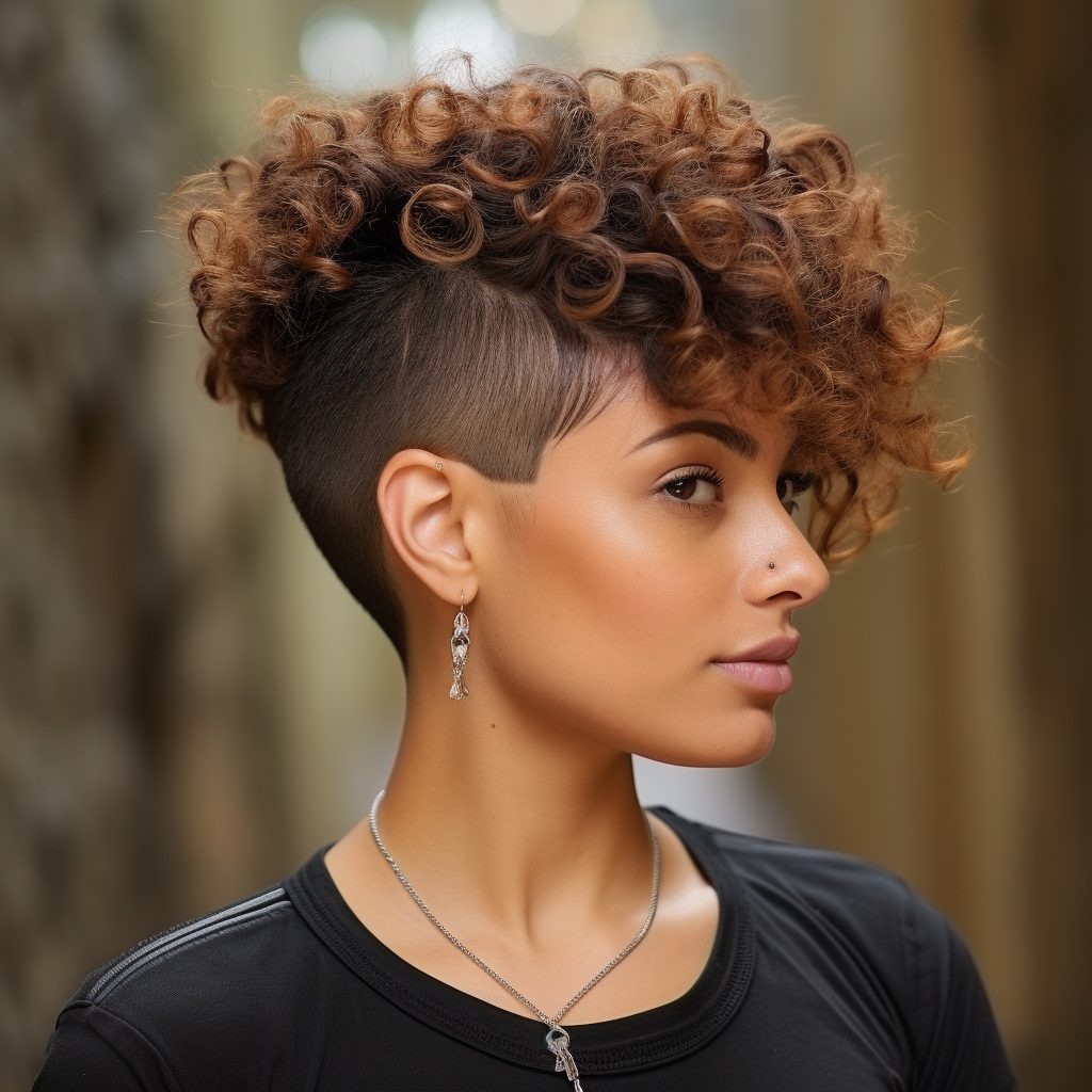 The Romantic Faux Hawk with Soft Waves