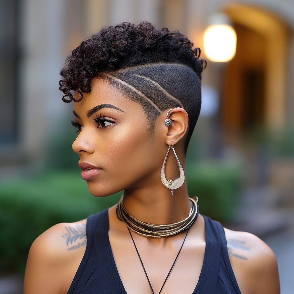 The Sleek Cropped Fade with a Sharp Angle