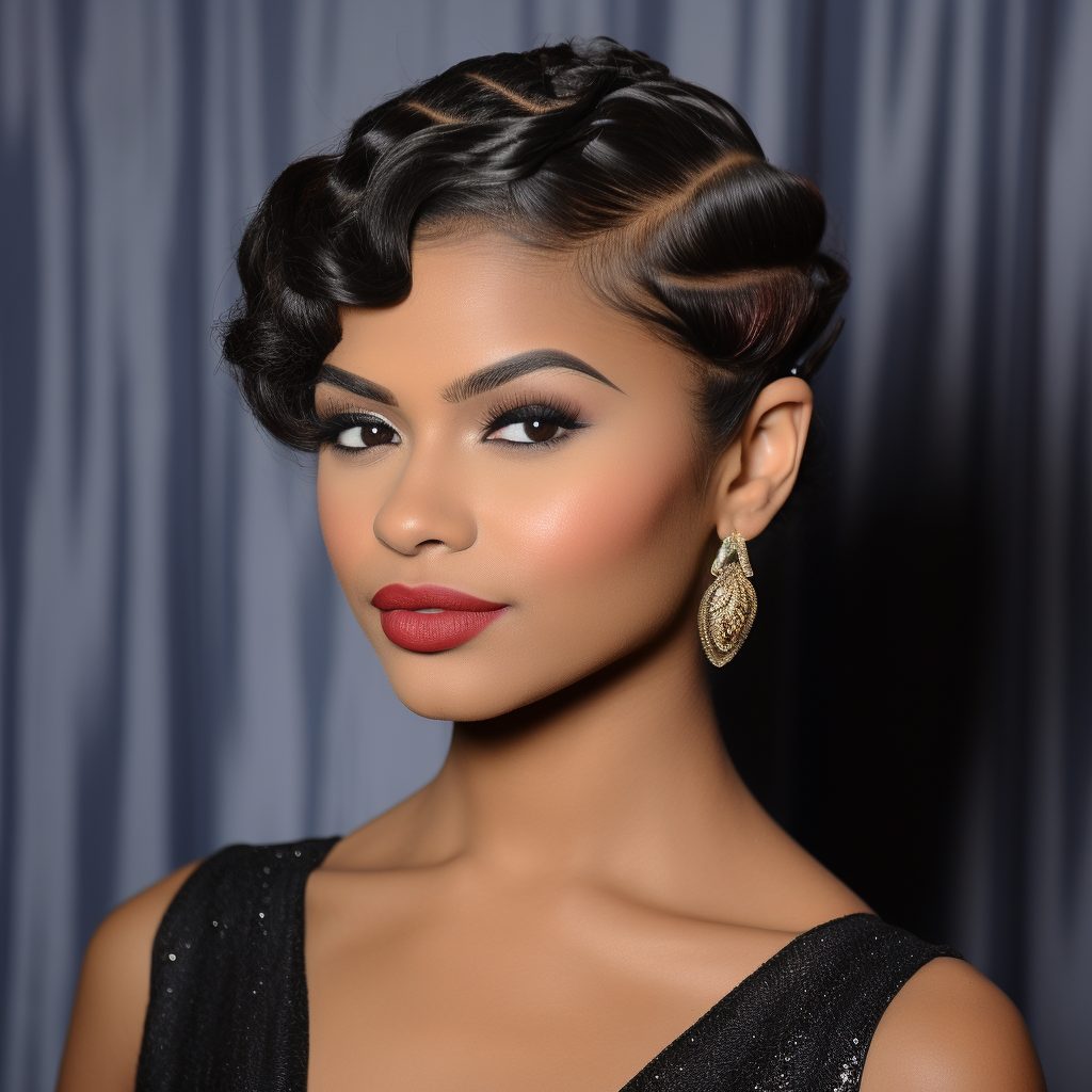 The Versatile Finger Waves with a Vintage Touch