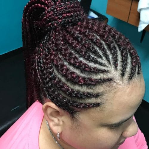 Cornrow Ponytail hairstyle